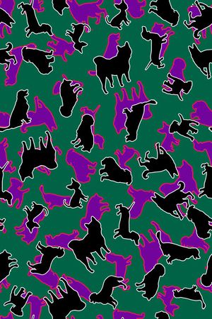 小狗印花华亿平台图片