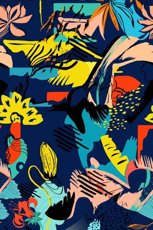 大牌手绘花卉印花华亿平台图片