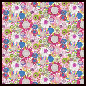 向日葵印花华亿平台图片