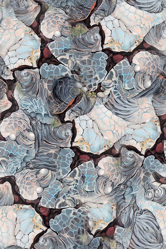 肌理图案印花华亿平台图片