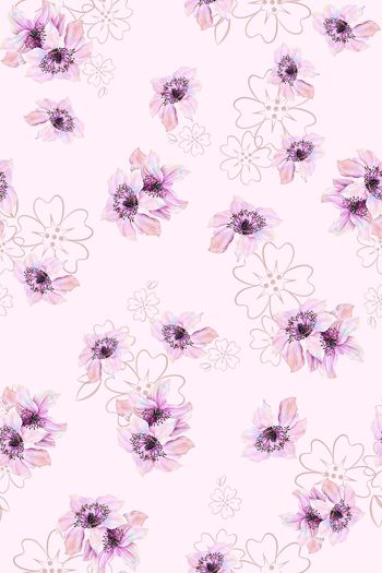 722466-花卉百合花框底纹粉