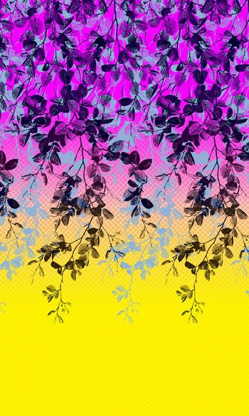 植物印花华亿平台图片