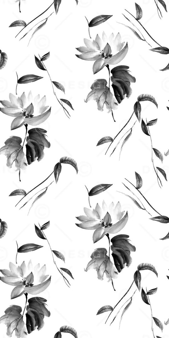 水墨印花华亿平台图片