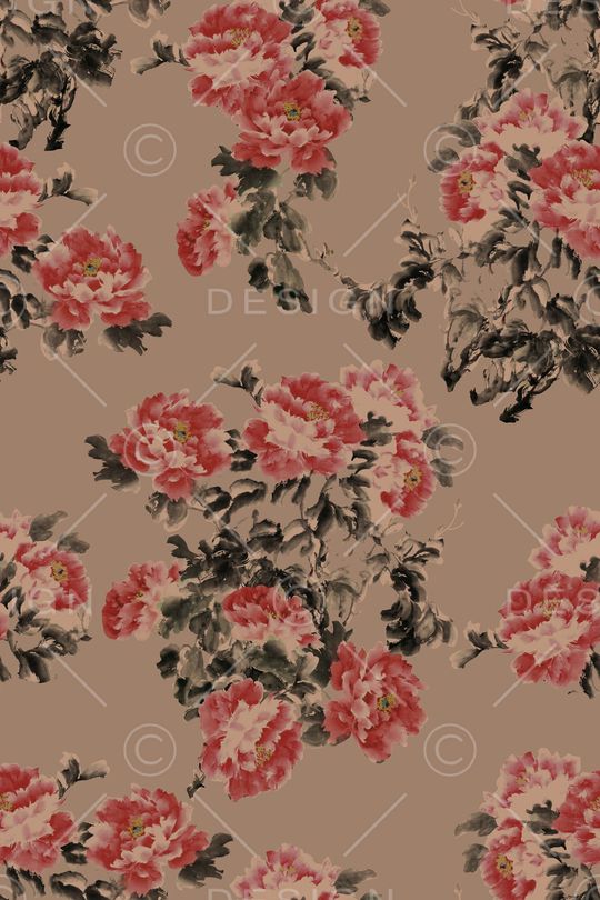 复古印花华亿平台图片