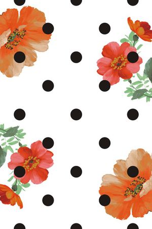 圆点印花华亿平台图片