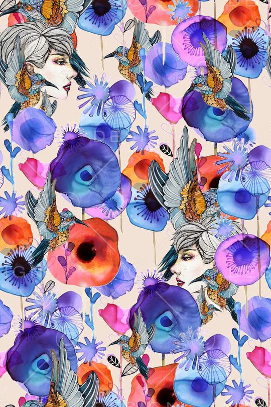 花朵印花华亿平台图片