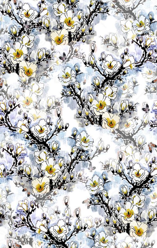 中国风印花华亿平台图片