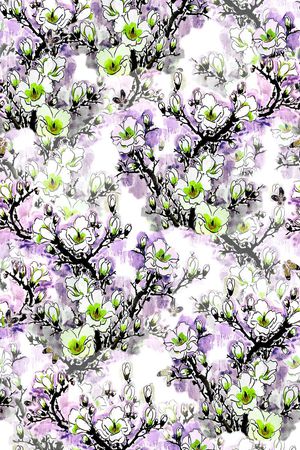 中国风印花华亿平台图片