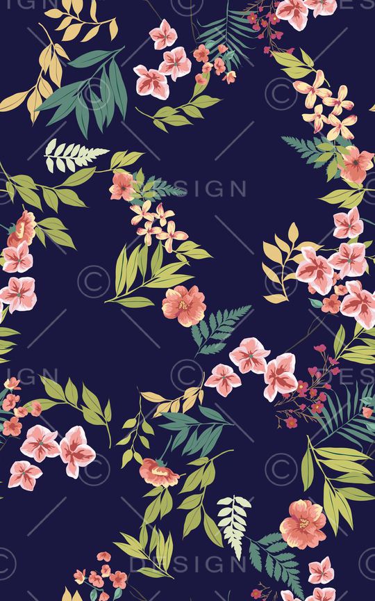 花朵印花华亿平台图片