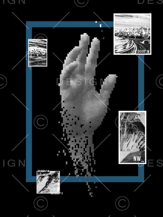 马赛克印花华亿平台图片