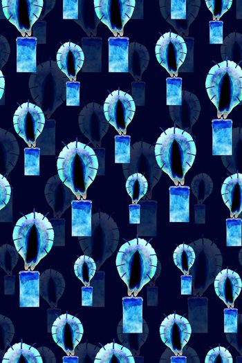 722948-蜡烛灯光蓝