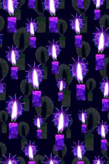 722949-蜡烛灯光紫