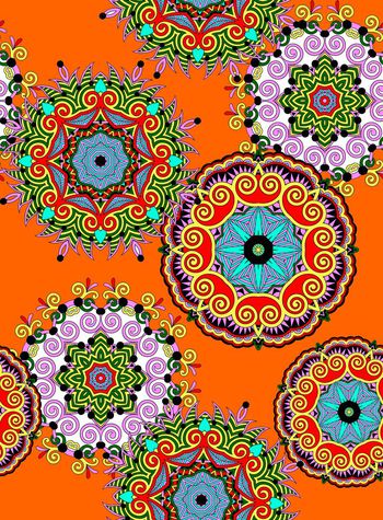 民族风印花华亿平台图片