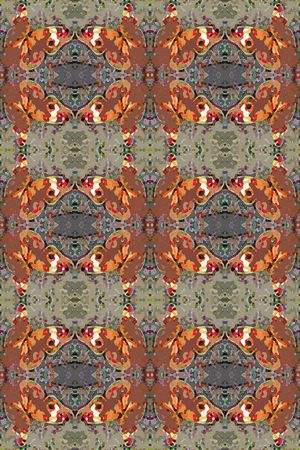 创意格子印花华亿平台图片