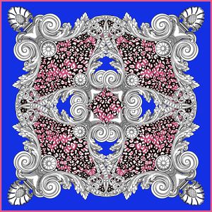 丝巾方巾印花华亿平台图片