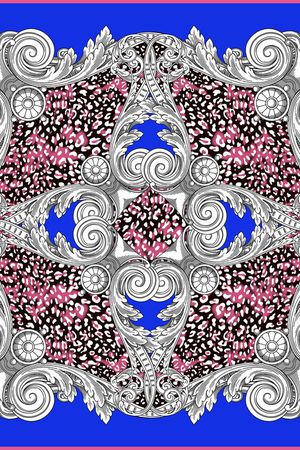 丝巾方巾印花华亿平台图片