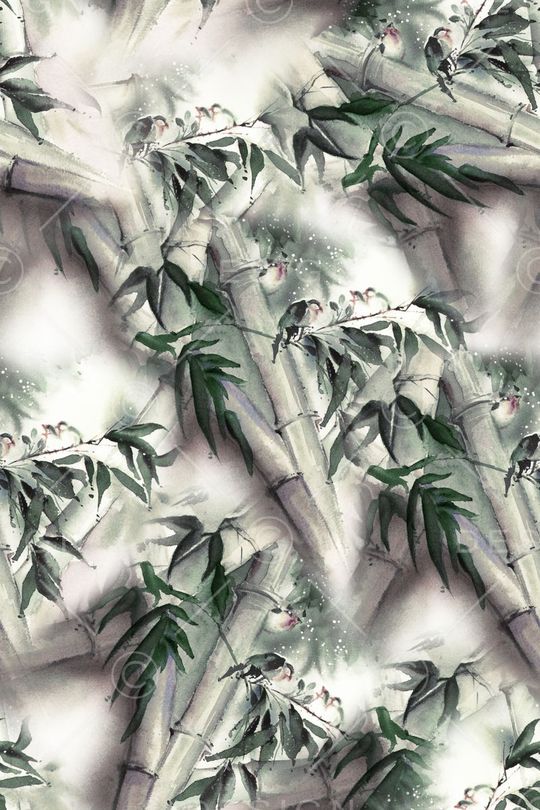 竹子印花华亿平台图片