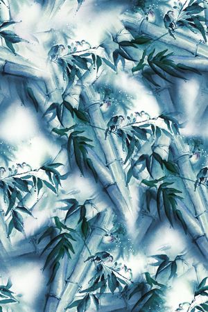 竹子印花华亿平台图片