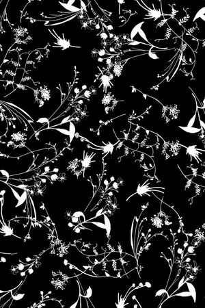 复古、田园、花卉印花华亿平台图片