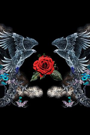 男装T桖胸花印花华亿平台图片