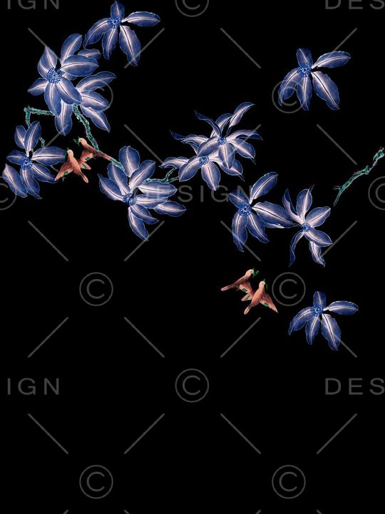 男装T桖胸花印花华亿平台图片