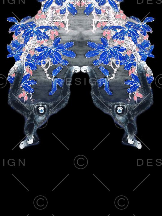 男装T桖胸花印花华亿平台图片