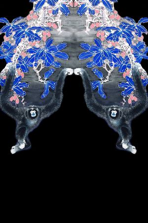 男装T桖胸花印花华亿平台图片