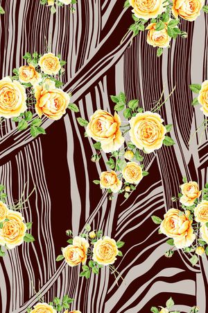 条纹印花华亿平台图片