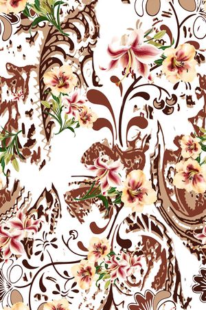 花朵印花华亿平台图片