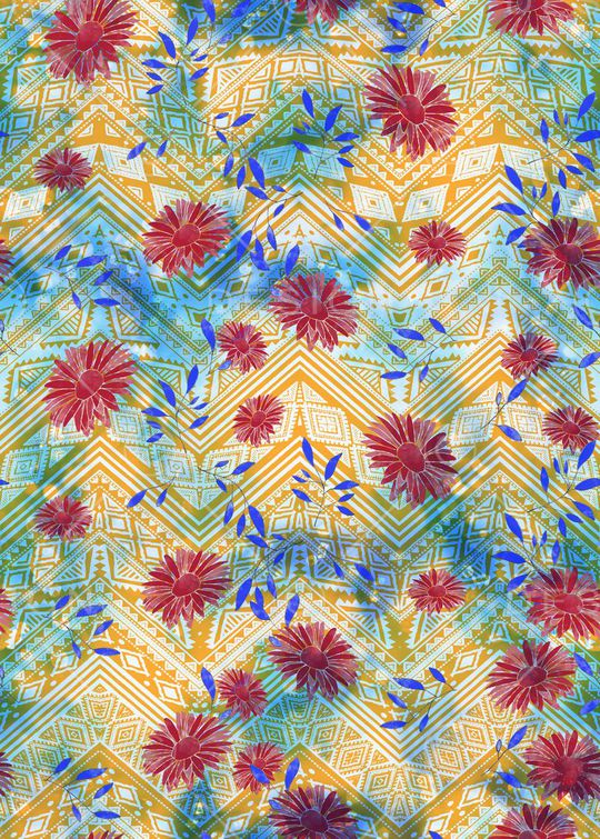 花朵印花华亿平台图片