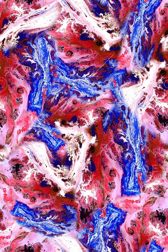 抽象印花华亿平台图片