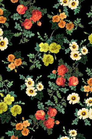 复古印花华亿平台图片