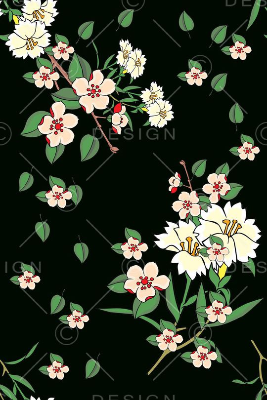 桃花印花华亿平台图片