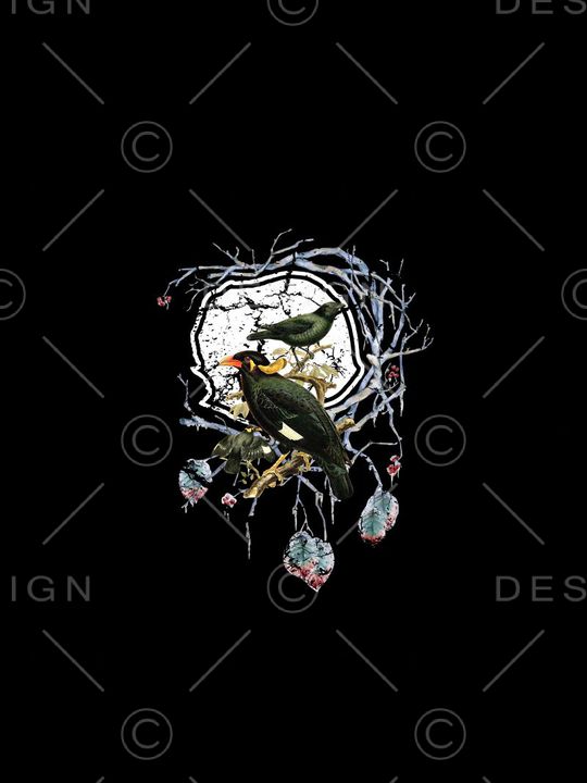 鸟印花华亿平台图片