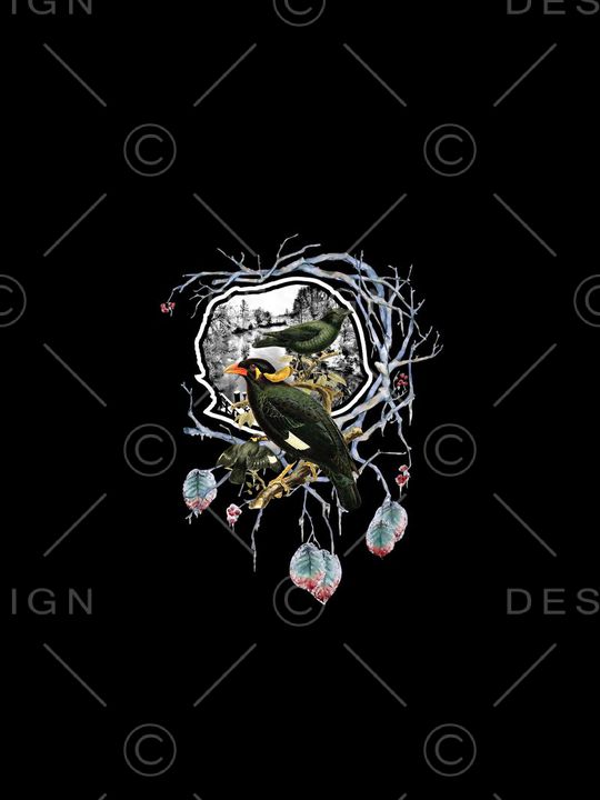 鸟印花华亿平台图片