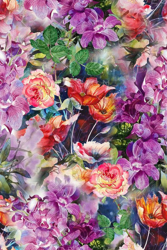 花朵印花华亿平台图片