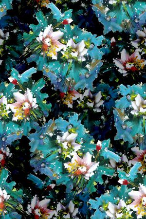 抽象印花华亿平台图片