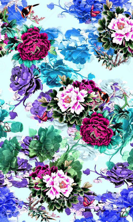 披肩长巾印花华亿平台图片