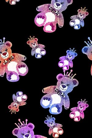 黑底印花华亿平台图片