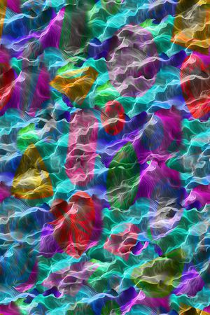 手绘印花华亿平台图片