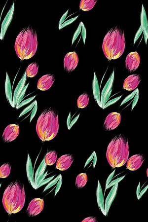 花朵印花华亿平台图片