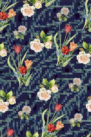 郁金香印花华亿平台图片