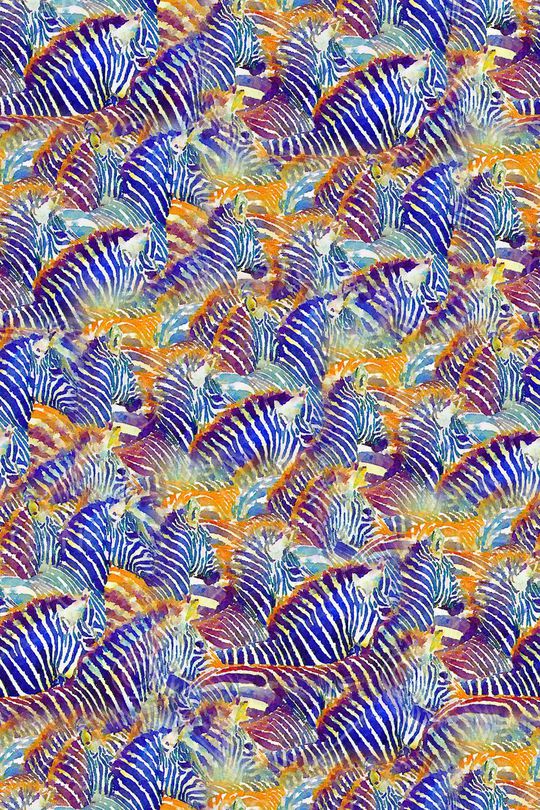 斑马纹印花华亿平台图片