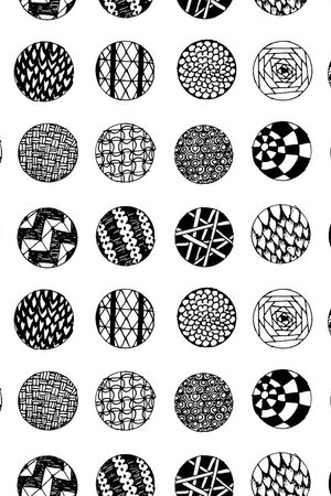 黑白印花华亿平台图片