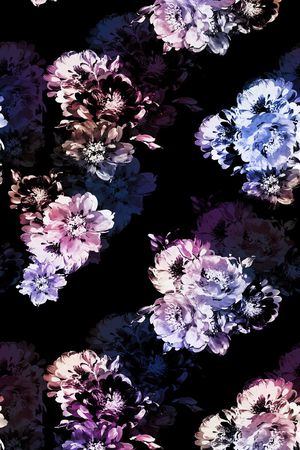 黑底印花华亿平台图片