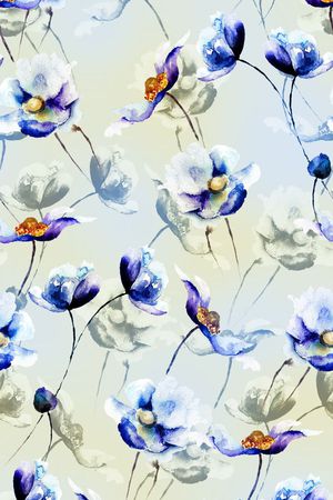 小清新印花华亿平台图片