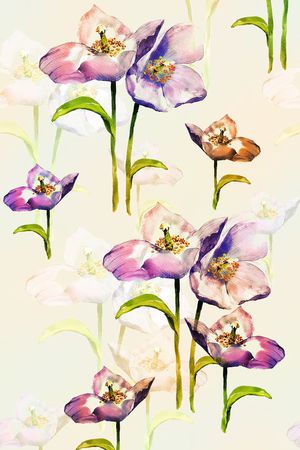 小清新印花华亿平台图片