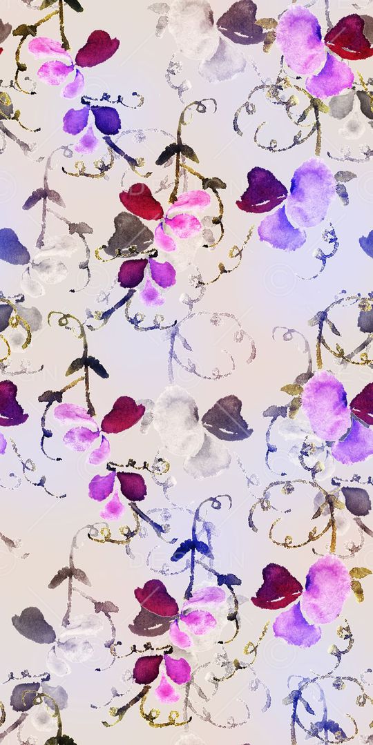 小清新印花华亿平台图片