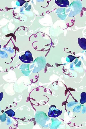 小清新印花华亿平台图片