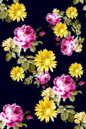 花朵印花华亿平台图片